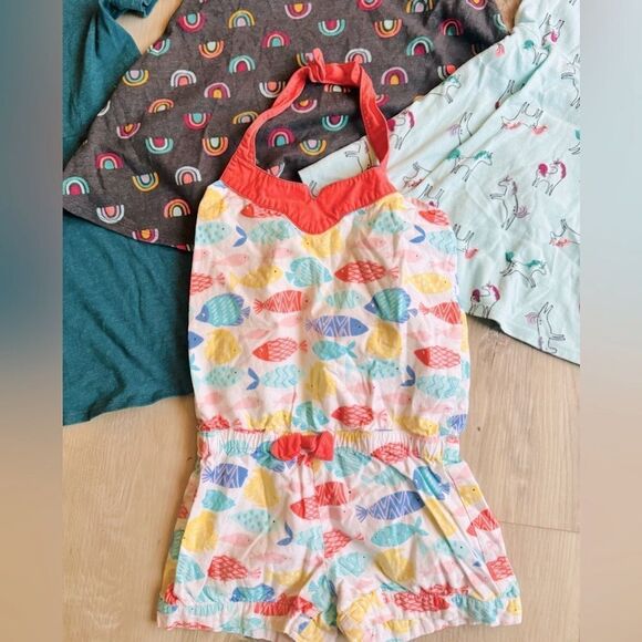 Cat & Jack 5T Toddler Dresses, Rainbows, Unicorns, Summer Lot Bundle - Picture 4 of 6